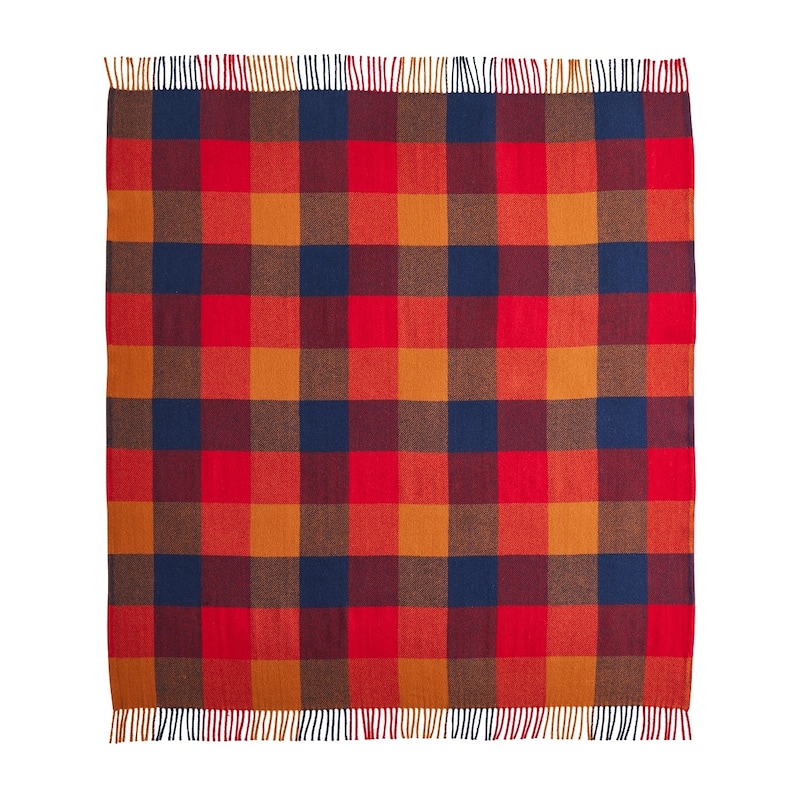 Pendleton Eco-wise Fringed Copper / Red Throw