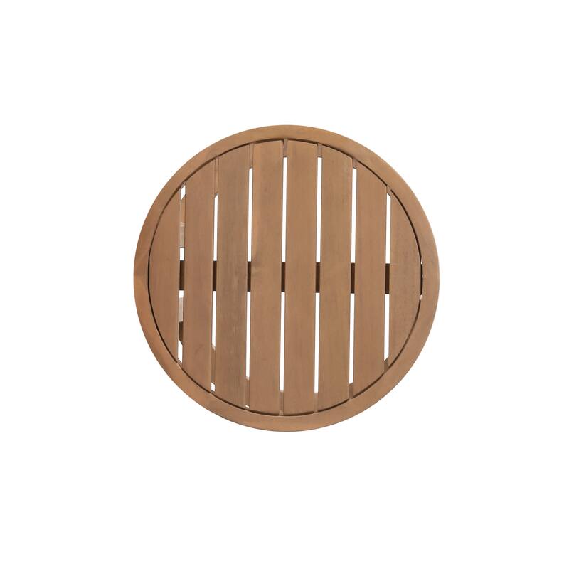 Wichita Outdoor Acacia Wood 3 Piece Chat Set with Cushions by Christopher Knight Home