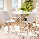 preview thumbnail 1 of 9, Jaspen Modern and Contemporary Plastic and Wood Dining Set (5pc)
