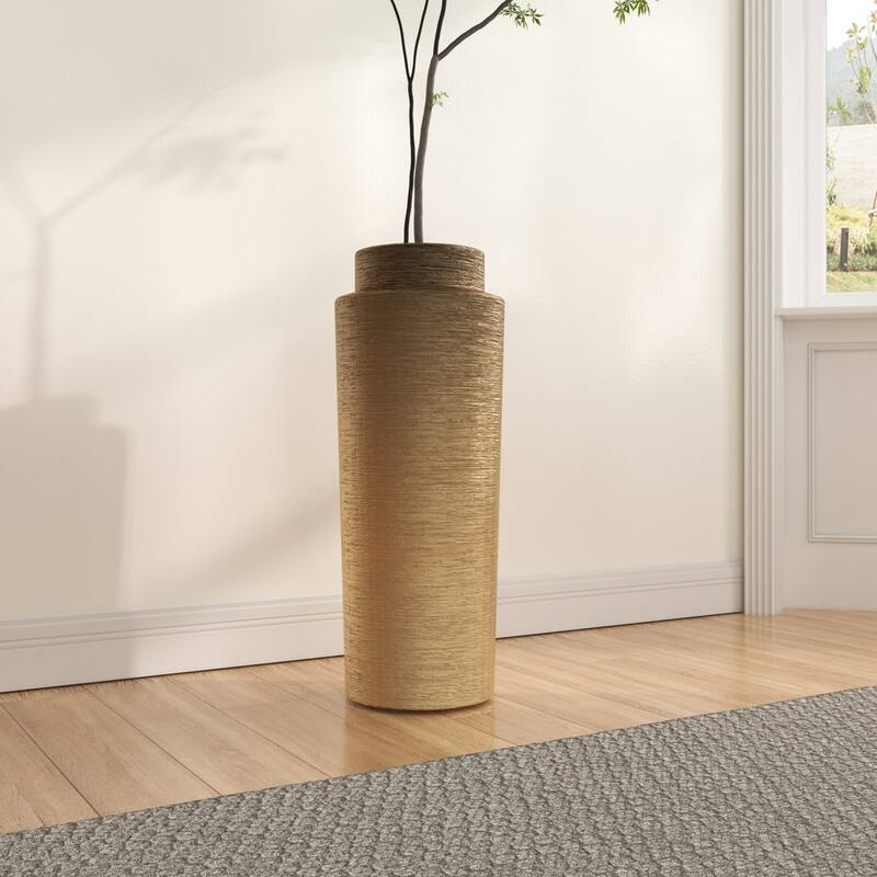 Acroma 12.9" Ceramic Floor Vase 2-set Decoration For Home Office Decor.