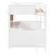 preview thumbnail 8 of 7, Modern Versatility Full size Wooden Loft Bed with Desk and Writing Board, No Box Spring Required, Maximized space