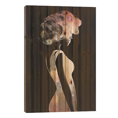 From Above Print On Wood by Dániel Taylor - Multi-Color
