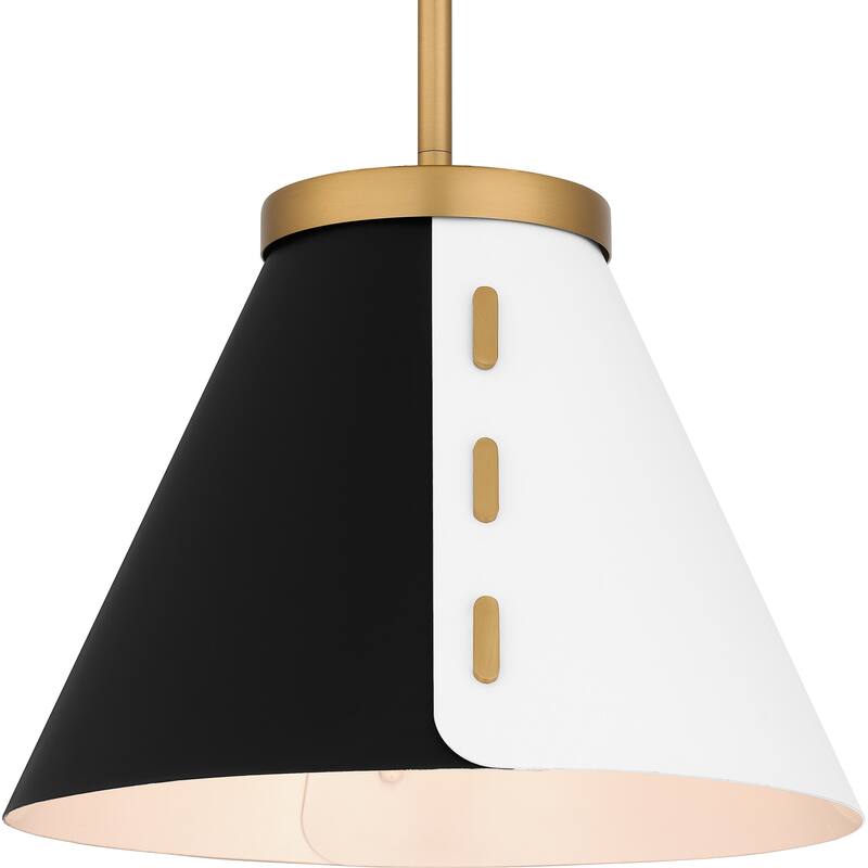Trette 1-Light Brushed Weathered Brass Pendant Light