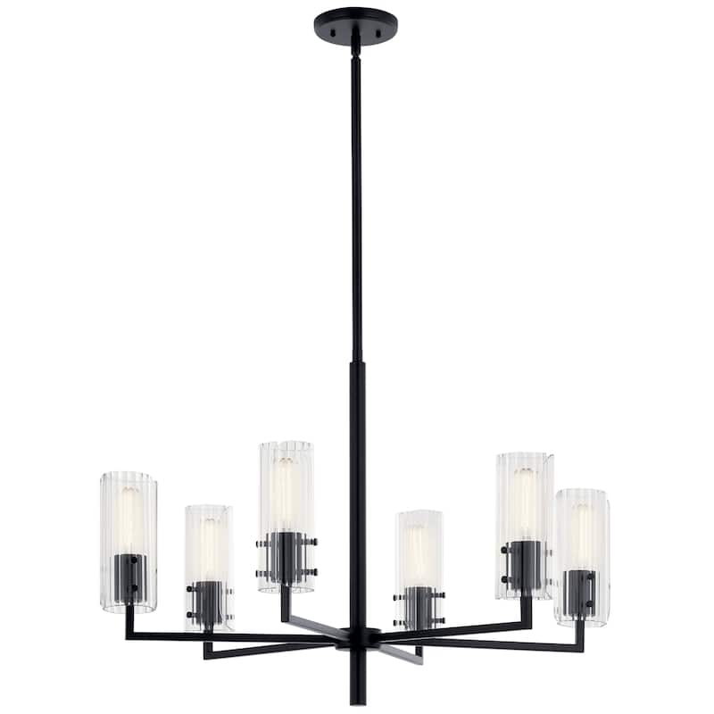 Kichler Lighting Velestino Chandelier - Black - 30.25 in