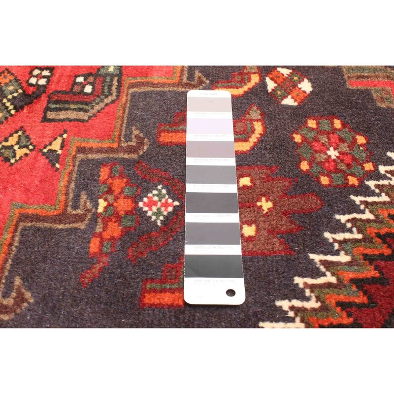 ECARPETGALLERY Hand-knotted Andelz Dark Grey Wool Rug - 4'2 x 6'4