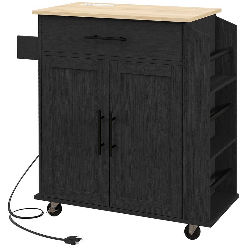 Kitchen Island With Storage(no include stool)