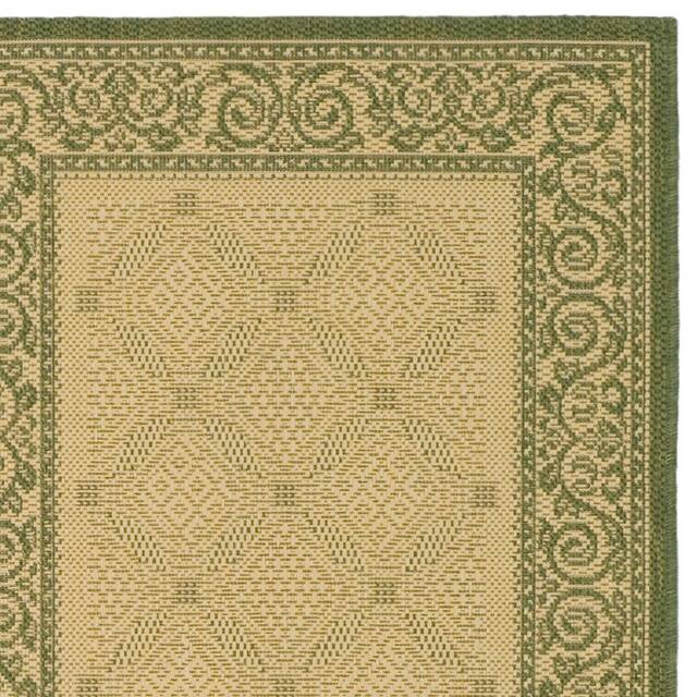 SAFAVIEH Courtyard Laurene Waterproof Patio Backyard Rug