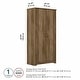 preview thumbnail 81 of 81, Cabot Tall Storage Cabinet with Doors by Bush Furniture