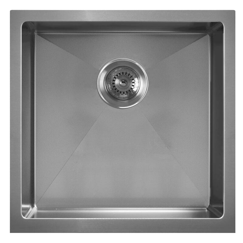 Whitehaus Noah Plus 17-3/4" Single Basin Kitchen Sink for Undermount