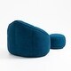 preview thumbnail 102 of 101, Microfiber High-Density Foam Bean Bag Lounge Chairs with Removable Footrest