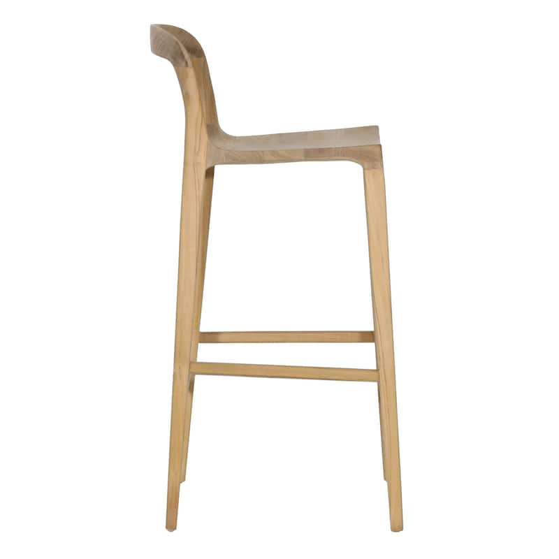 Belinda 40" Tall Bar Stool, Natural