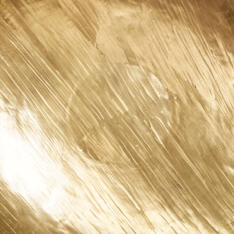 Metal Plate Large Metallic Disk Wall Decor - Set of 3 Gold - Roche River Decor