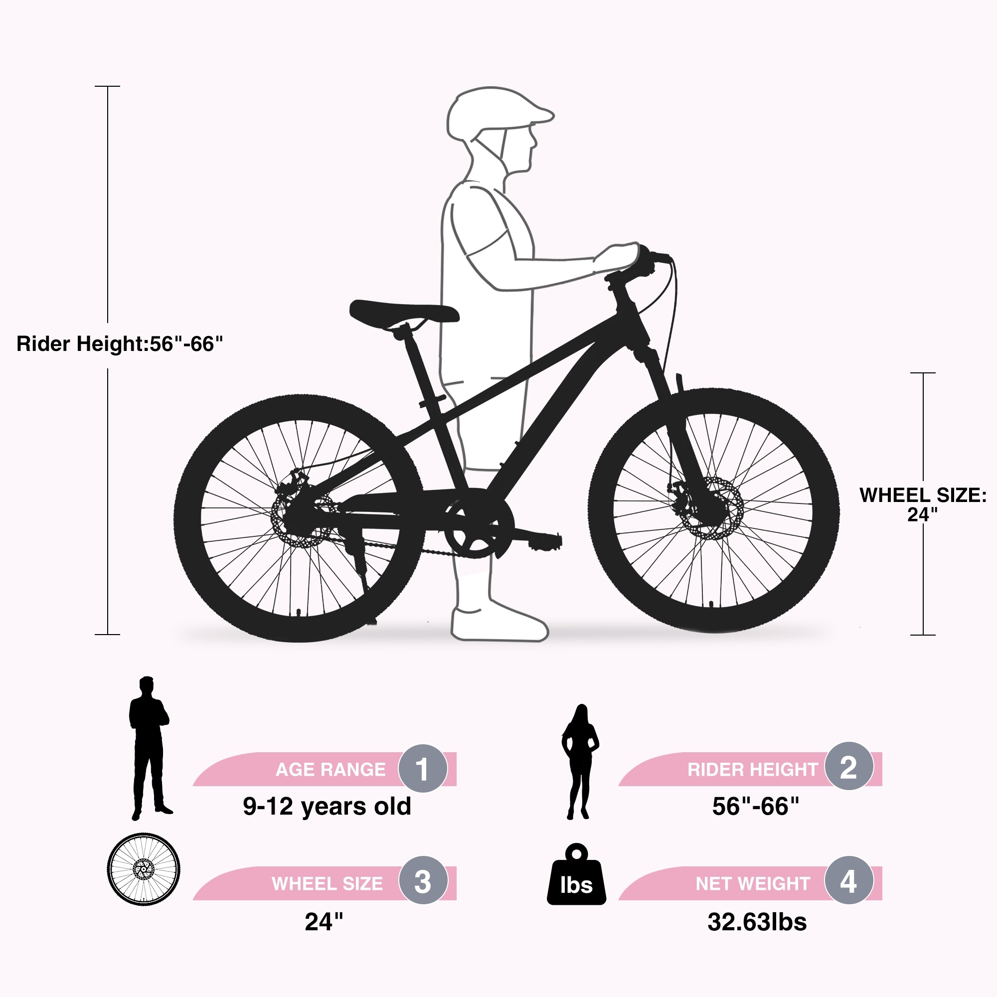26 inch mountain bike rider height 2025