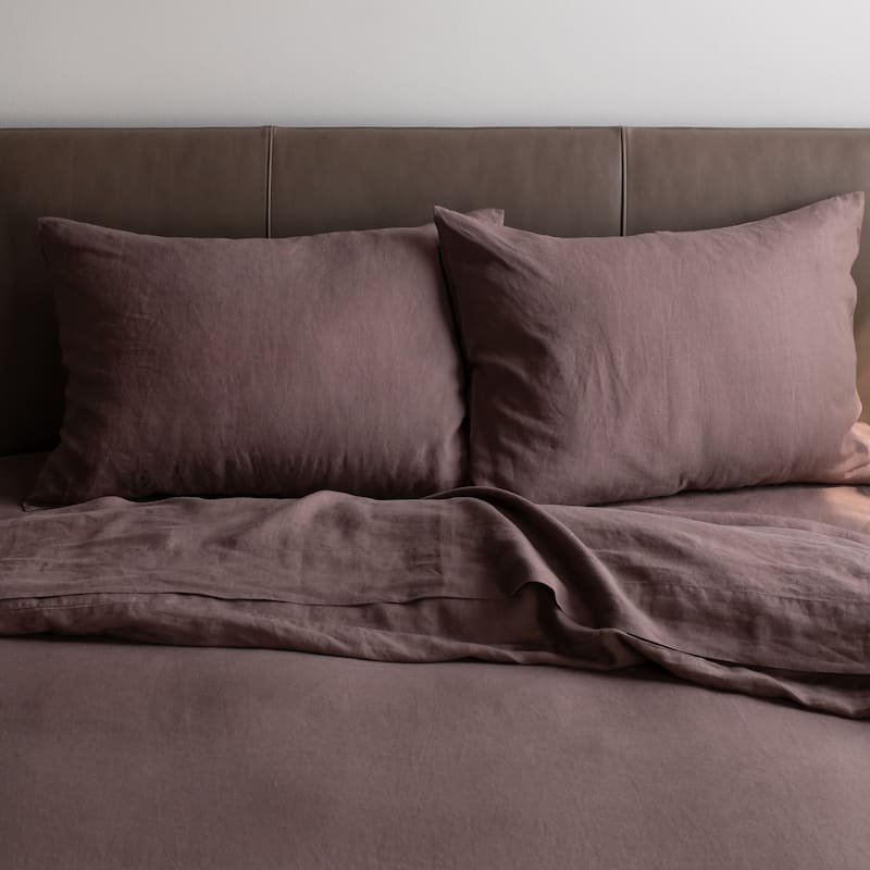 100% French Linen Sheet Set by BOKSER HOME