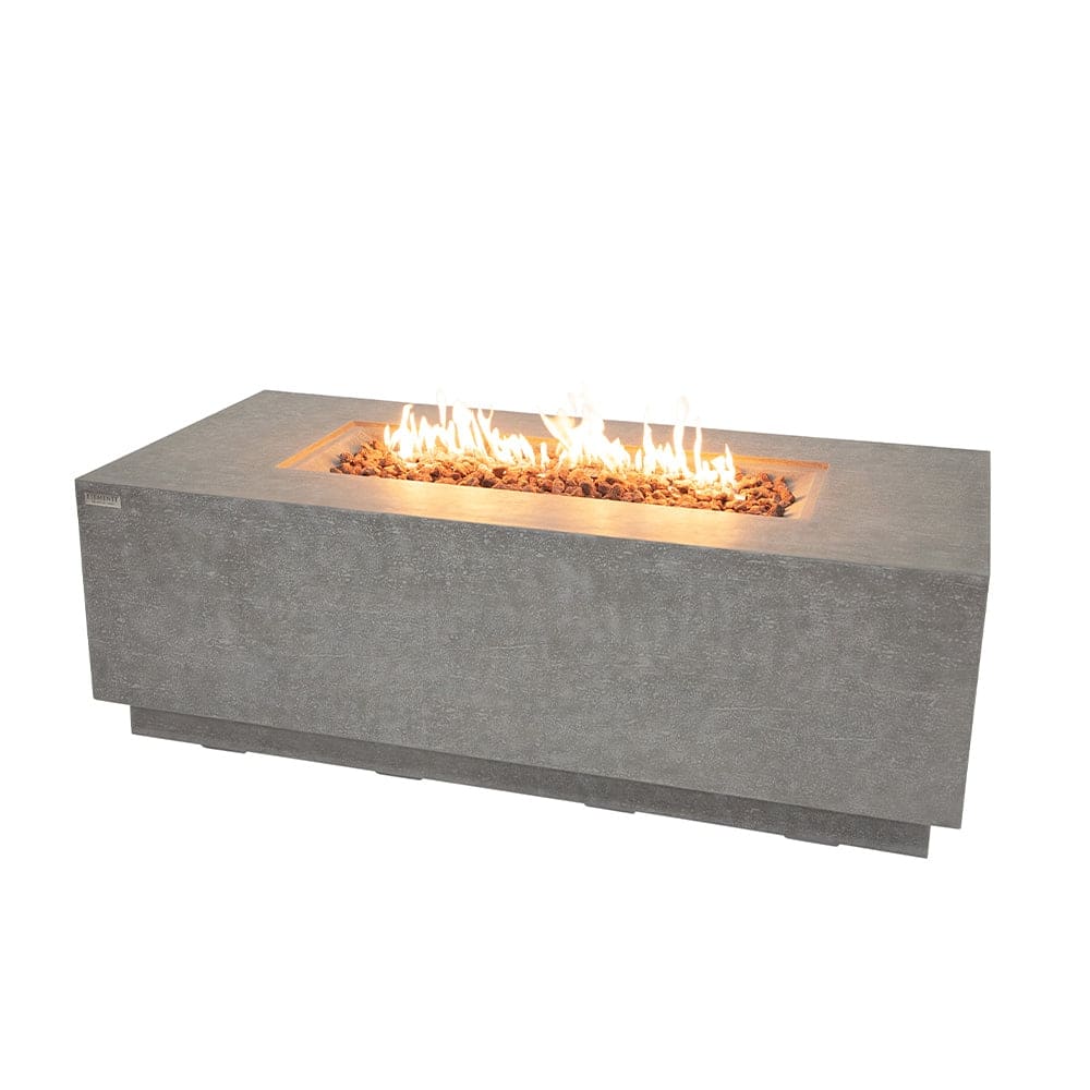 Elementi Andes Propane Fire Pit 60,000 BTUs - 66 x 32 Inches - 66 x 32 in.