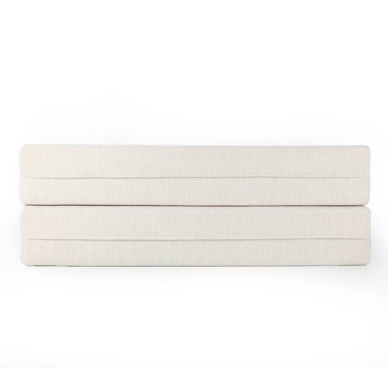 2-in-1 Foldable Sofa Bed,75 Inch Folding Boneless Couch Convertible Compressed Sleeper Sofabed