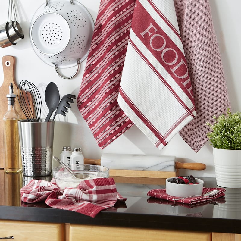 DII Foodie Dishtowel And Dishcloth 5 Piece