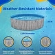 preview thumbnail 3 of 5, Blue Wave Capri 12-Ft 36-in Deep Round Steel Wall Swimming Pool Package - 12-ft round
