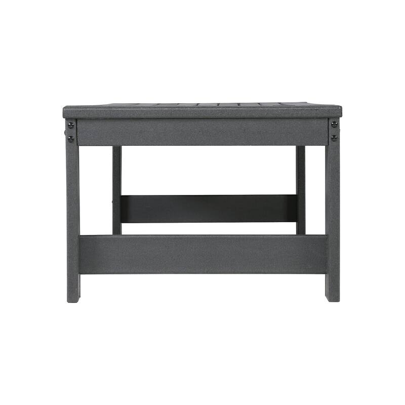 Signature Design by Ashley Amora Outdoor Poly All Weather Coffee Table - 48" W x 23.5" D x 16.7" H