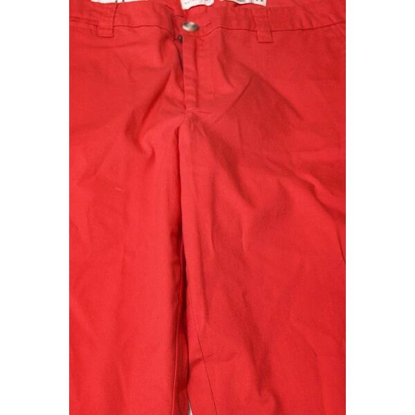 Shop Maison Jules Cayenne Orange Lou Lou Cropped Straight Leg Crop
