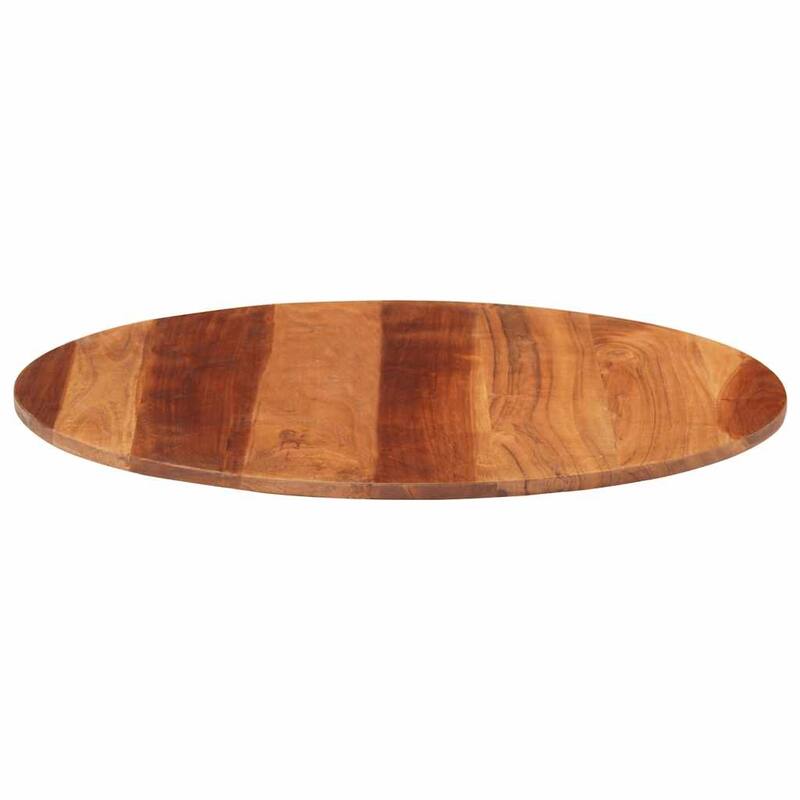 vidaXL Round Table Top Coffee Dining Table Pad Cover Solid Reclaimed Wood