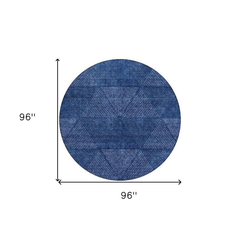 HomeRoots Geometric Transitional Rectangle Outdoor Rug