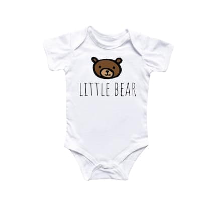 Little Bear - Baby Boy Girl Clothes Infant Bodysuit Funny Cute Newborn
