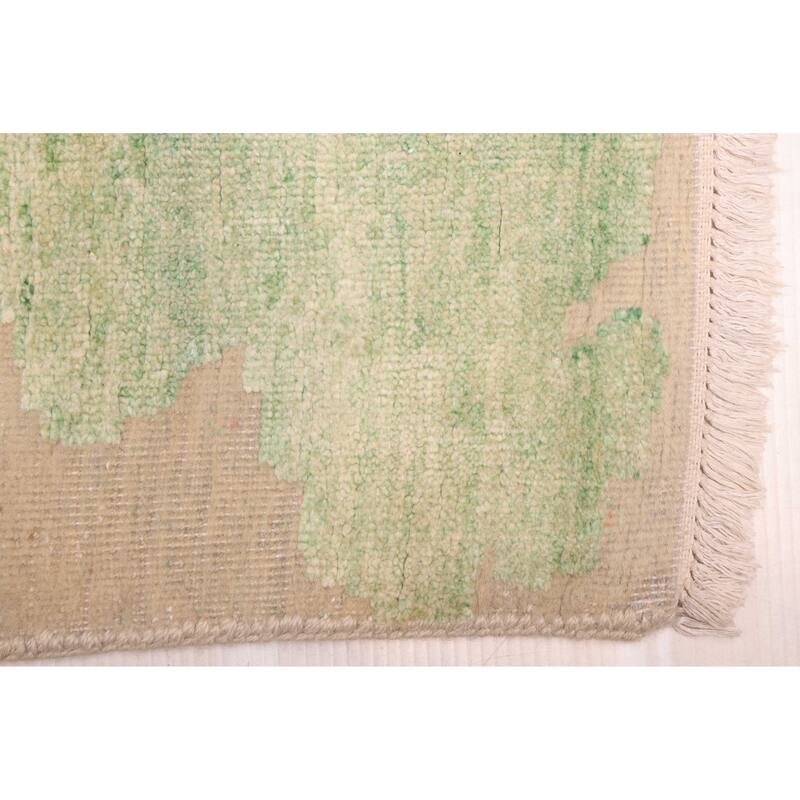 ECARPETGALLERY Hand-knotted Legacy Khaki Silk, Wool Rug - 9'11 x 14'2