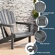 preview thumbnail 33 of 156, Aderson Outdoor Poly Adirondack Chair With Ottoman And Side Table 12-Piece Set