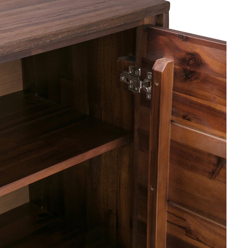 WYNDENHALL Mitchell 39 inch Storage Cabinet (Set of 2) - 39"W x 17" D x 42"H