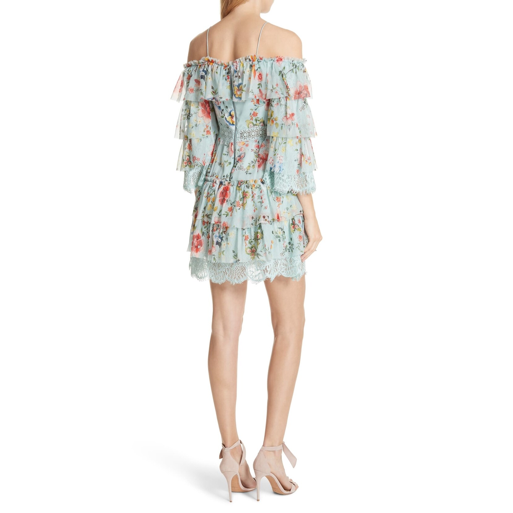 alice and olivia off the shoulder dress