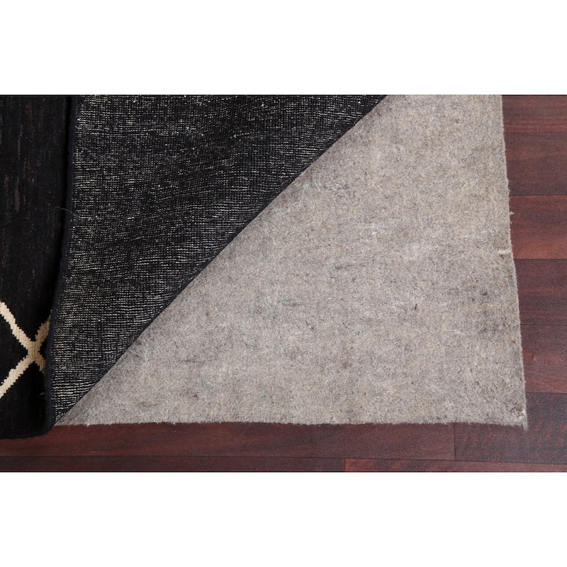 Vegetable Dye Contemporary Moroccan Wool Area Rug Hand-knotted Carpet - 7'10" x 9'8"