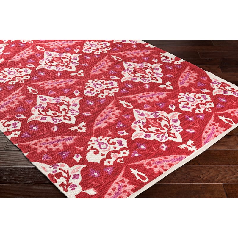 Hand-Woven Via Cotton Rug