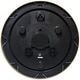 preview thumbnail 2 of 5, The Craftsman Indoor/Outdoor Wall Clock Thermometer 18 inch by Infinity Instruments - 18 x 2.25 x 18