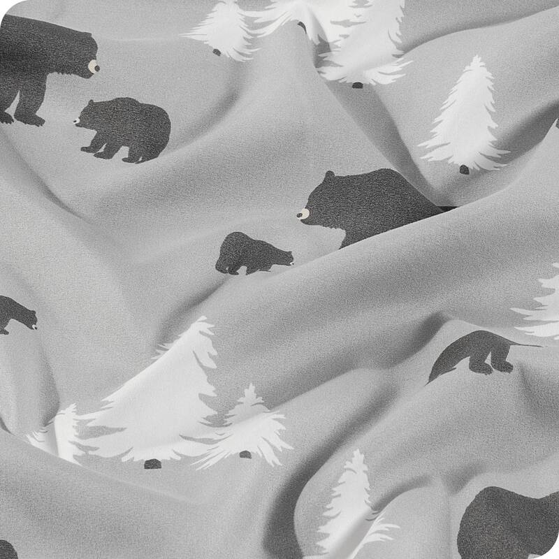 Bare Home Double Brushed Deep Pocket Printed Sheet Set