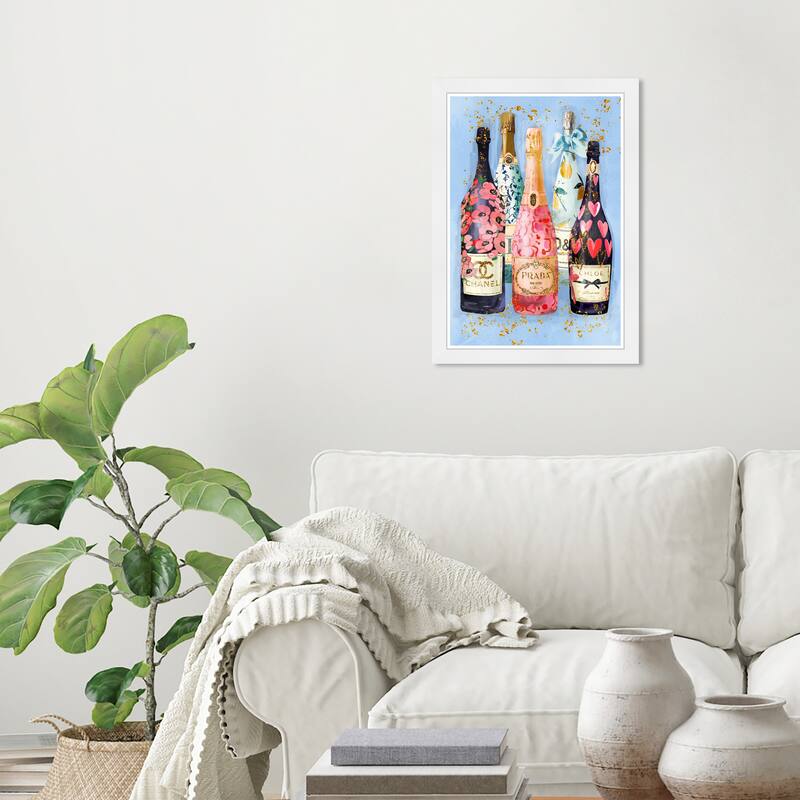 Wynwood Studio Golden Selection Framed Trendy Fashion Kitchen Art Prints