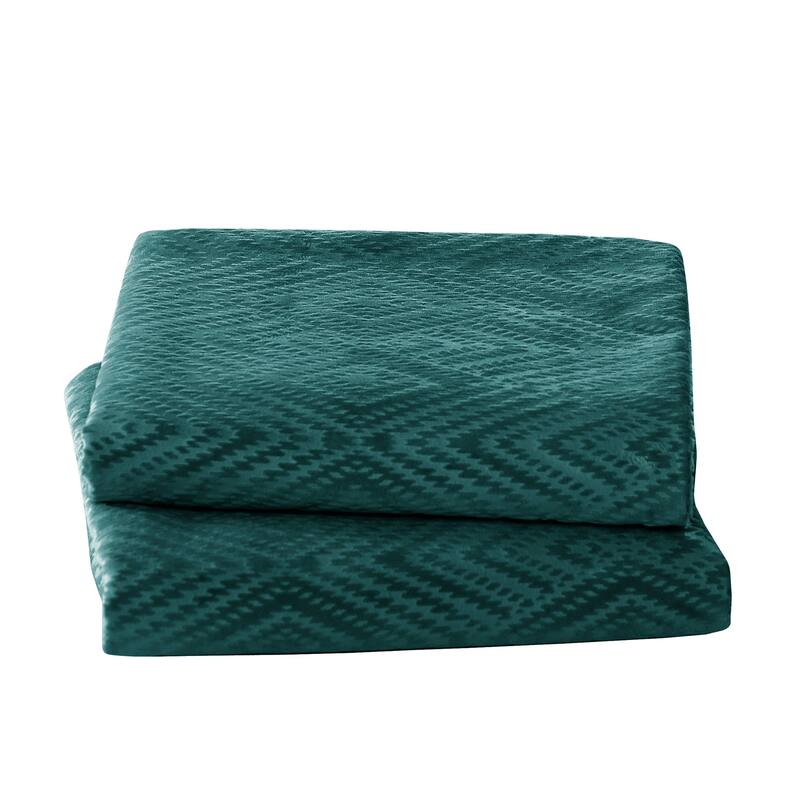 Tonopah Ikat Velvet Throw Pillow Cover Set, NO INSERT