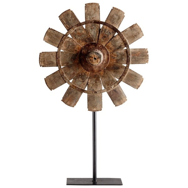 Cyan Design 08915 Azteka Iron and Wood Farm and Country Statue - Rustic