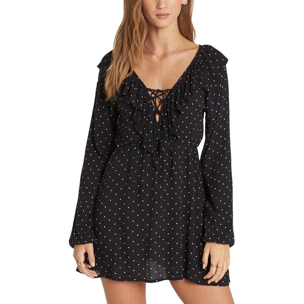 billabong polka dot dress