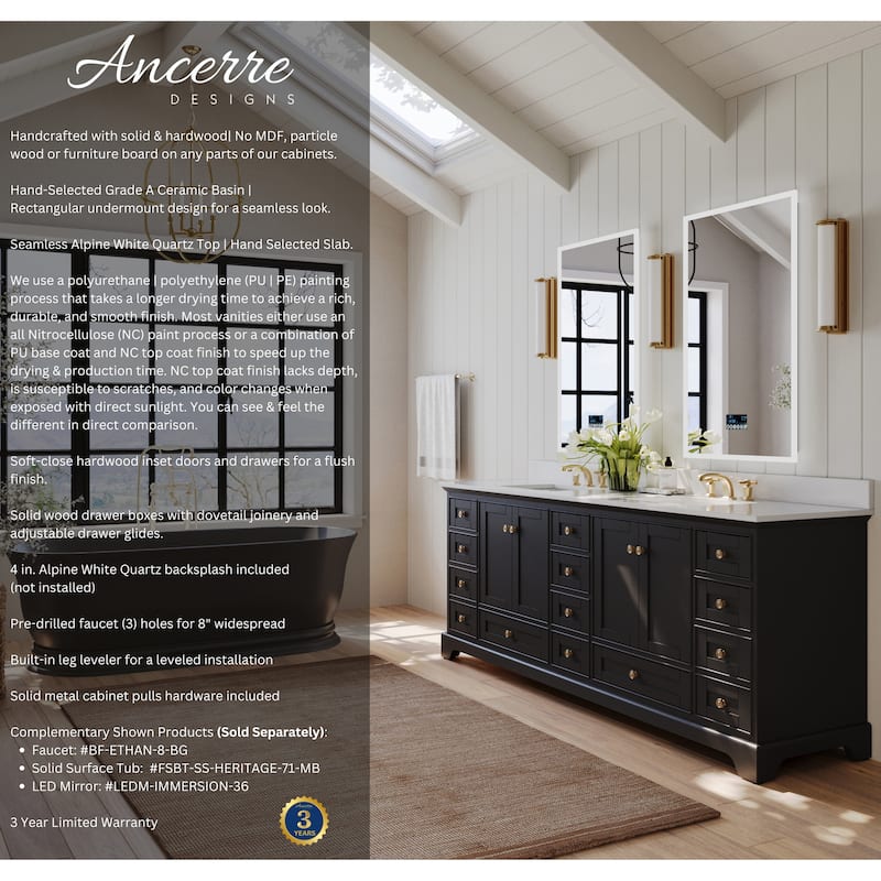 Ancerre Designs Audrey Bathroom Vanity Set