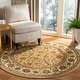 preview thumbnail 6 of 95, SAFAVIEH Lyndhurst Ambrogina Traditional Area Rug 10' x 10' Round - Beige/Ivory