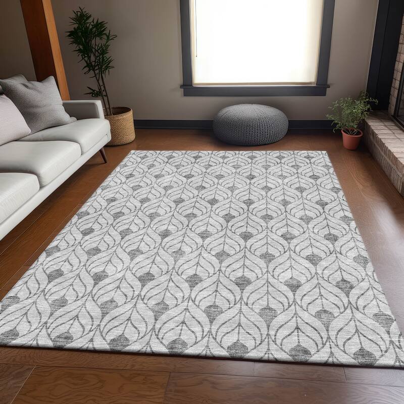 Premium Washable Super Soft Modern Teardrop Mayfield Rug