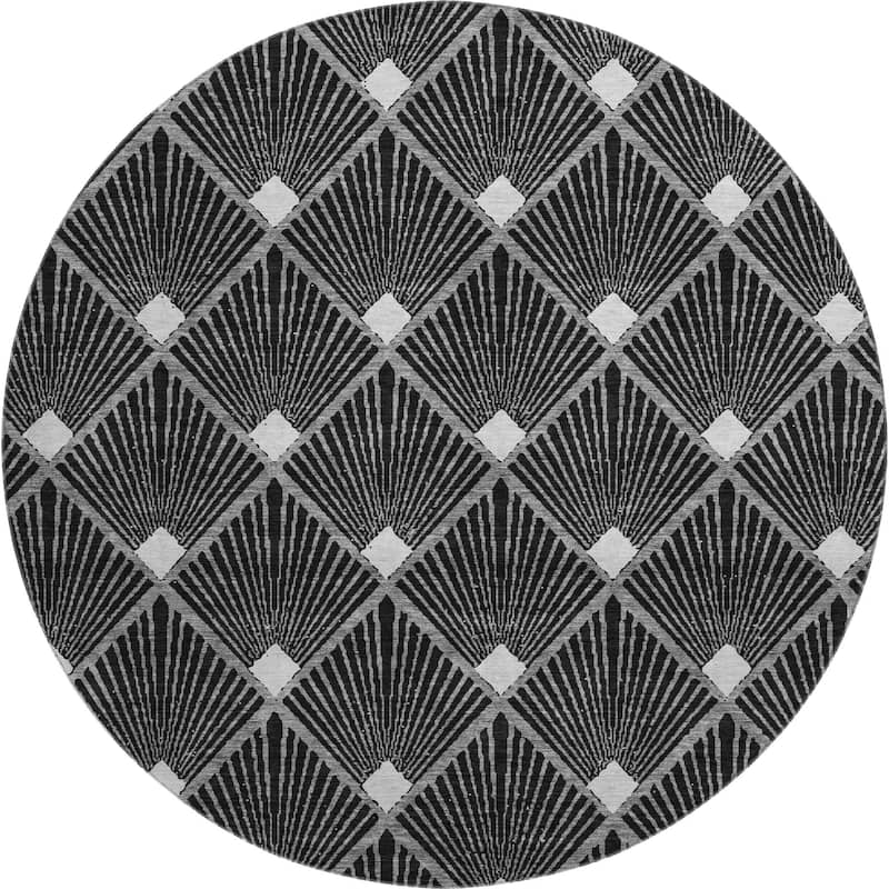 Premium Washable Super Soft Diamond Trellis Mayfield Rug