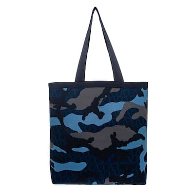 Valentino Iconographe Camouflage Jacquard Tote