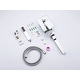 preview thumbnail 33 of 32, Modern Wall Mounted Bathtub Faucet with Hand Shower 180° Swivel Tub Filler Faucet Single Handle Contemporary Tub Faucet