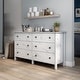 preview thumbnail 3 of 17, DH BASIC Transitional 6-Drawer Neutral Youth Dresser by Denhour White Marble