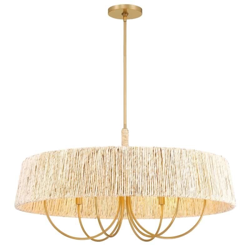 Minka Lavery 3606 Hellia 6 Light 36" Wide Multi Light Pendant