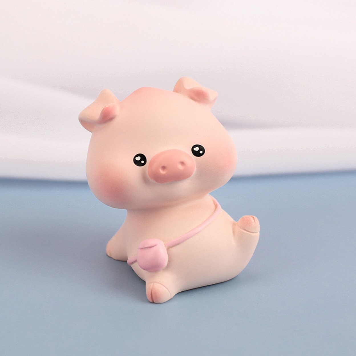 Cartoon Pig Figurine AntiFade Resin Micro Landscape Pig Statue