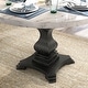 preview thumbnail 5 of 11, Furniture of America Brec Rustic White 48-inch Pedestal Dining Table