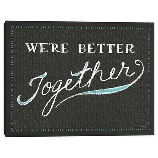 Together V Together V Canvas Art Print - Bed Bath & Beyond - 38917920
